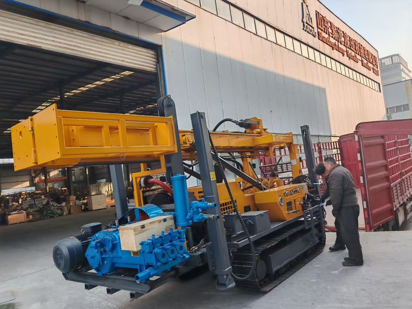 JDL-280 Mechanical Top Drive Drilling Rig 5